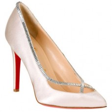 Christian Louboutin Super Vic 120mm Pumps Weiß Christian Louboutin Super Vic 120mm Pumps Weiß