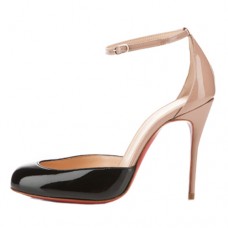 Christian Louboutin Tres Decollete 100mm Pumps Schwarz/Nude Christian Louboutin Tres Decollete 100mm Pumps Schwarz/Nude