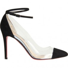 Christian Louboutin Bis Un Bout 100mm Pumps Schwarz