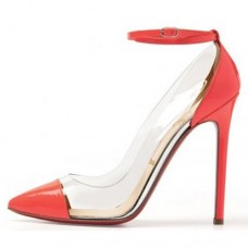 Christian Louboutin Bis Un Bout 120mm Pumps Rot