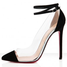 Christian Louboutin Bis Un Bout 120mm Pumps Schwarz