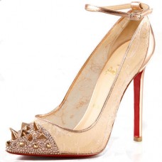 Christian Louboutin Picks & Co 120mm Pumps Gold