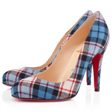 Christian Louboutin Ron Ron 100mm Pumps Blau
