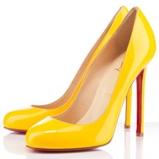 Christian Louboutin Lady Lynch 120mm Pumps Gelb Christian Louboutin Lady Lynch 120mm Pumps Gelb