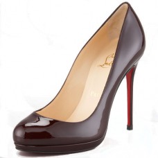 Christian Louboutin Filo 120mm Pumps Dunkelrot Christian Louboutin Filo 120mm Pumps Dunkelrot