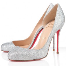 Christian Louboutin Helmour 100mm Pumps Silber Christian Louboutin Helmour 100mm Pumps Silber