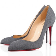 Christian Louboutin Corneille 100mm Pumps Grau Christian Louboutin Corneille 100mm Pumps Grau