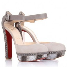 Christian Louboutin Luxura Pumps, 140 mm, Beige