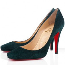 Christian Louboutin Particule 100mm Pumps Grün Christian Louboutin Particule 100mm Pumps Grün