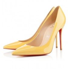 Christian Louboutin Decollete 554 100mm Pumps Gelb Christian Louboutin Decollete 554 100mm Pumps Gelb