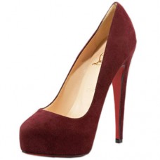 Christian Louboutin Miss Clichy 140mm Pumps Weinrot