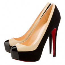 Christian Louboutin Mago Two Tone 160mm Pumps Schwarz