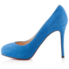 Christian Louboutin New Declic 120mm Pumps Blau Christian Louboutin New Declic 120mm Pumps Blau