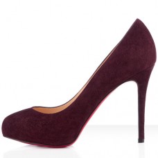 Christian Louboutin New Declic 120mm Pumps Pflaume
