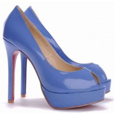 Christian Louboutin Altadama 140mm Peep-Toe-Pumps Blau Christian Louboutin Altadama 140mm Peep-Toe-Pumps Blau