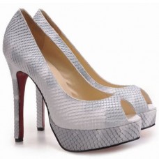 Christian Louboutin Altadama 140 mm Peep-Toe-Pumps Python Christian Louboutin Altadama 140 mm Peep-Toe-Pumps Python
