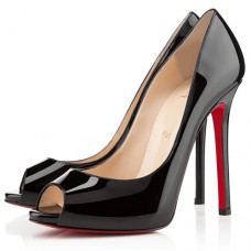 Christian Louboutin Flo 120mm Peep-Toe-Pumps Schwarz Christian Louboutin Flo 120mm Peep-Toe-Pumps Schwarz