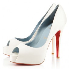 Christian Louboutin Hyper Privé 120 mm Special Occasion Off White Christian Louboutin Hyper Privé 120 mm Special Occasion Off White