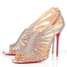 Christian Louboutin Multibrida 100mm Peep-Toe-Pumps, mehrfarbig