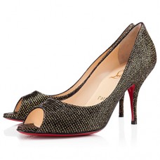 Christian Louboutin Yo Yo 80mm Peep Toe Pumps Schwarz Christian Louboutin Yo Yo 80mm Peep Toe Pumps Schwarz