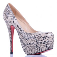 Christian Louboutin Daffodile Lace Plateauschuhe, 160 mm, Grau Christian Louboutin Daffodile Lace Plateauschuhe, 160 mm, Grau