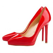 Christian Louboutin Pigalle Plato 120mm Pumps Rot Christian Louboutin Pigalle Plato 120mm Pumps Rot