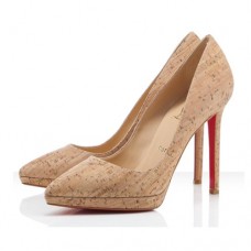 Christian Louboutin Pigalle Plato 120mm Pumps Natur Christian Louboutin Pigalle Plato 120mm Pumps Natur