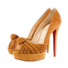 Christian Louboutin Greissimo 140 mm Peep-Toe-Pumps Gelb Christian Louboutin Greissimo 140 mm Peep-Toe-Pumps Gelb
