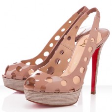Christian Louboutin Ginza 140mm Peep-Toe-Pumps Nude Christian Louboutin Ginza 140mm Peep-Toe-Pumps Nude