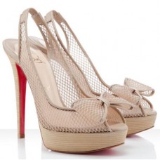 Christian Louboutin Exclu 140mm Slingbacks Beige Christian Louboutin Exclu 140mm Slingbacks Beige