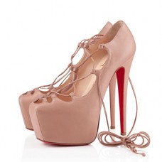 Christian Louboutin Ghildarc 160mm Plateauschuhe, nackt Christian Louboutin Ghildarc 160mm Plateauschuhe, nackt