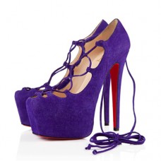 Christian Louboutin Ghildrac Plateauschuhe, 160 mm, Lila Christian Louboutin Ghildrac Plateauschuhe, 160 mm, Lila