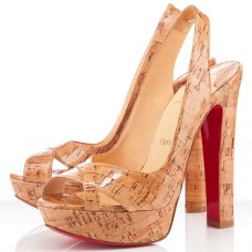 Christian Louboutin Marple Town 140mm Slingbacks Natur Christian Louboutin Marple Town 140mm Slingbacks Natur