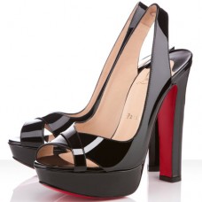 Christian Louboutin Marple Town 140mm Slingbacks Schwarz Christian Louboutin Marple Town 140mm Slingbacks Schwarz