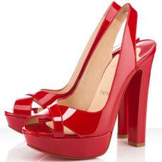 Christian Louboutin Marple Town 140mm Slingbacks Rot Christian Louboutin Marple Town 140mm Slingbacks Rot
