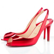 Christian Louboutin You You 80mm Slingbacks Rot Christian Louboutin You You 80mm Slingbacks Rot