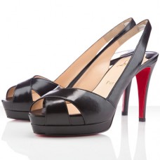 Christian Louboutin Soso 120mm Slingbacks Schwarz Christian Louboutin Soso 120mm Slingbacks Schwarz