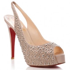 Christian Louboutin Star Privé 120 mm Slingbacks Pink Christian Louboutin Star Privé 120 mm Slingbacks Pink