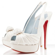 Christian Louboutin Jenny 140 mm Special Occasion Off White Christian Louboutin Jenny 140 mm Special Occasion Off White
