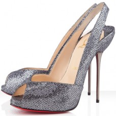 Christian Louboutin Boulimina 120mm Slingbacks Grau