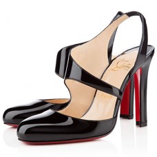 Christian Louboutin Atomic 100mm Slingbacks Schwarz