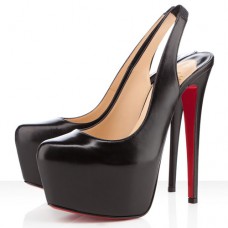 Christian Louboutin Dafsling 160mm Slingbacks Schwarz Christian Louboutin Dafsling 160mm Slingbacks Schwarz