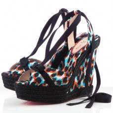 Christian Louboutin Isabelle 140mm Wedges Blau Christian Louboutin Isabelle 140mm Wedges Blau