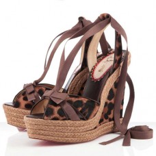 Christian Louboutin Isabelle 140mm Wedges Leopard Christian Louboutin Isabelle 140mm Wedges Leopard
