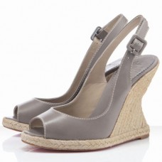 Christian Louboutin You Love 120mm Wedges Taupe Christian Louboutin You Love 120mm Wedges Taupe