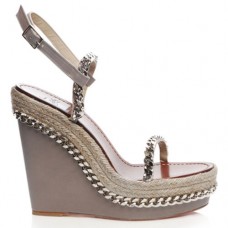 Christian Louboutin Macarena 120mm Wedges Taupe Christian Louboutin Macarena 120mm Wedges Taupe