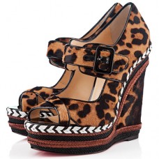 Christian Louboutin Highlander 140mm Wedges Leopard Christian Louboutin Highlander 140mm Wedges Leopard