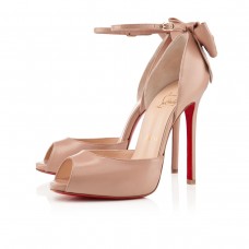 Christian Louboutin Dos Noeud 120mm Sandalen Nude