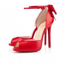 Christian Louboutin Dos Noeud 120 mm Rot für besondere Anlässe Christian Louboutin Dos Noeud 120 mm Rot für besondere Anlässe