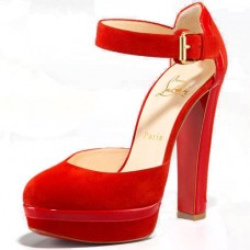 Christian Louboutin Ankle-Wrap Sandalen 140mm Lila Christian Louboutin Ankle-Wrap Sandalen 140mm Lila